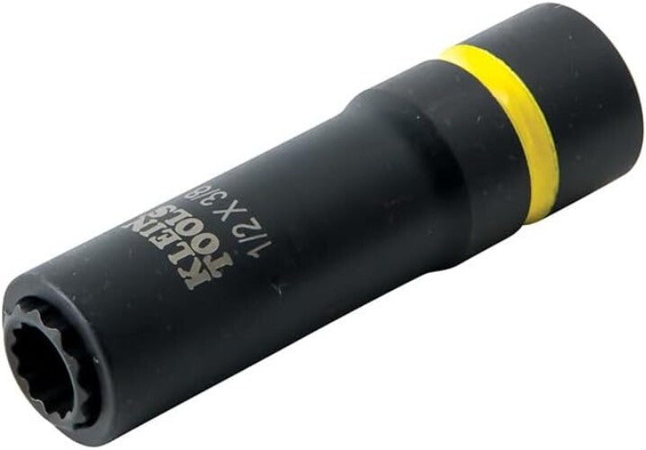 High-Torque 6-Piece Impact Socket Set with Hands-Free Adjustments & Tool Case