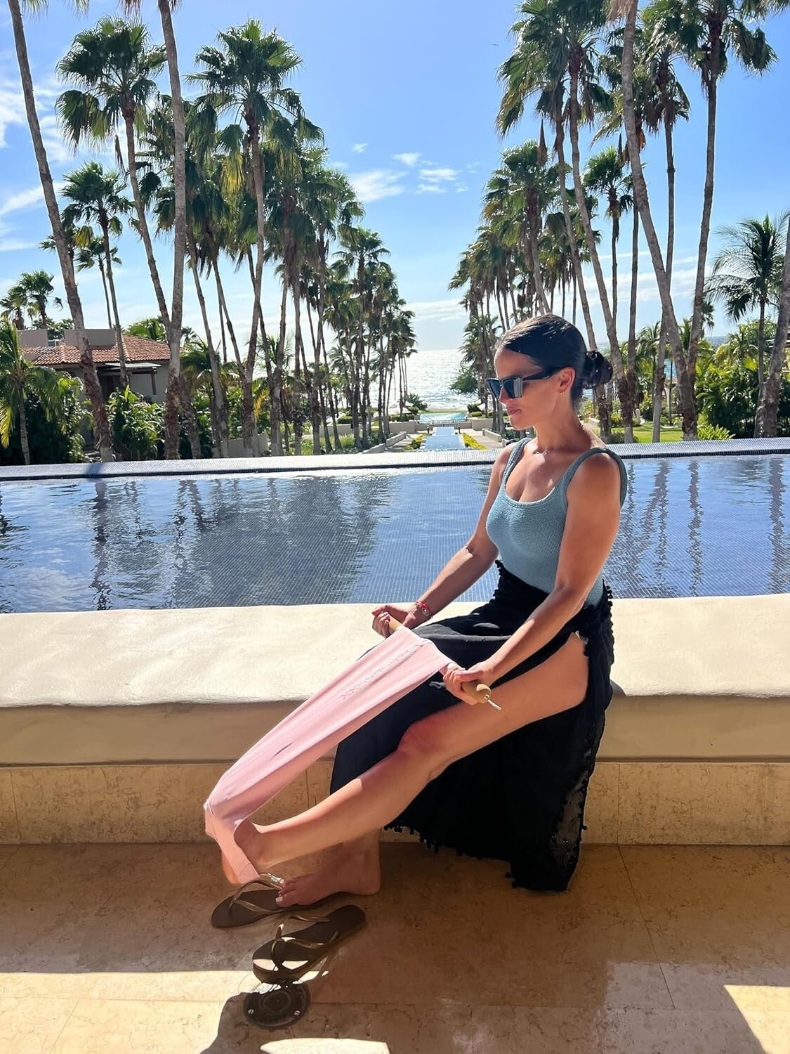 Eco-Friendly Non-Elastic Stretch Strap with Cork Handles for Full Body Training