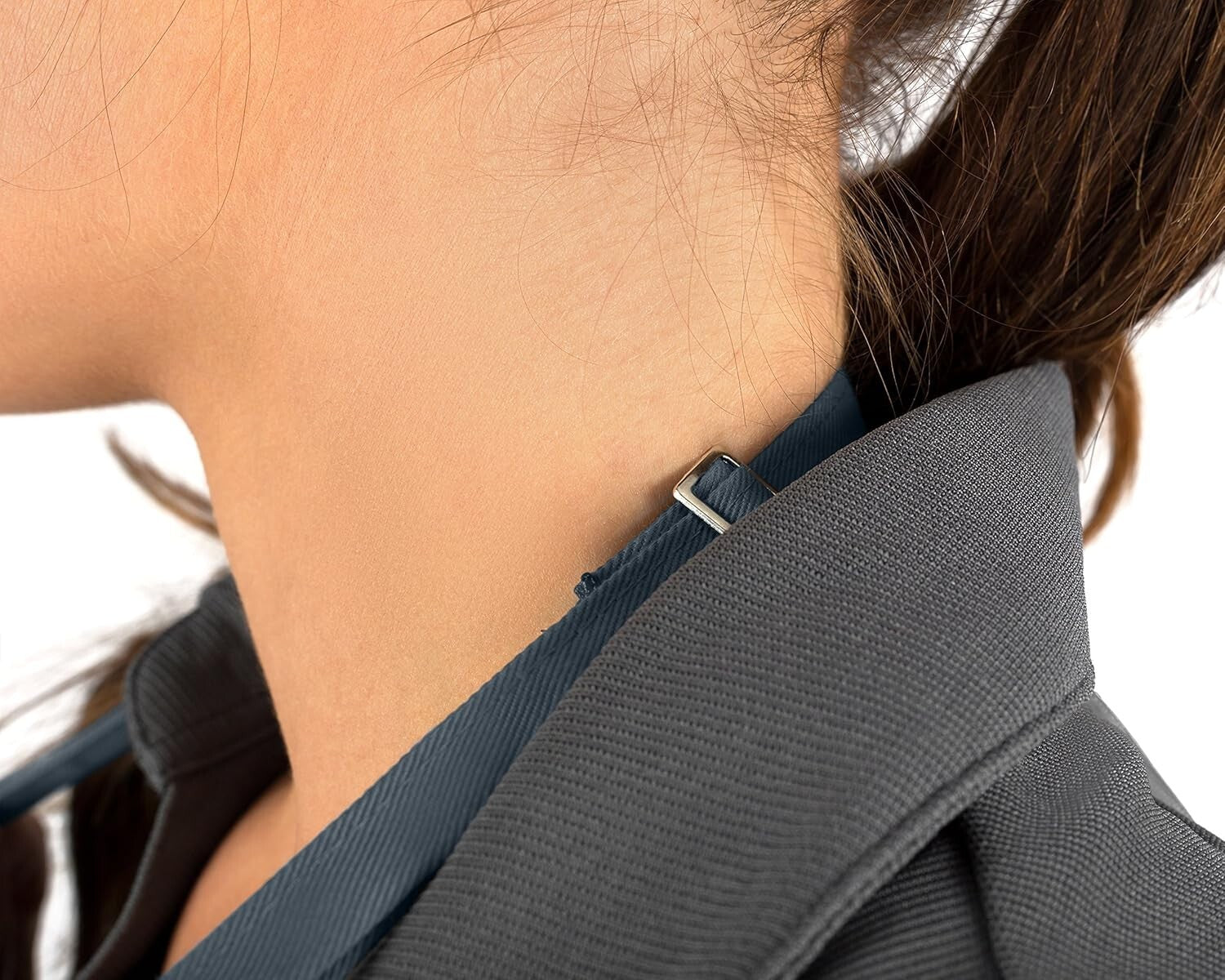 Slate 3-Pocket Adjustable Bib Apron - Pack of 6 for Home & Professional Use