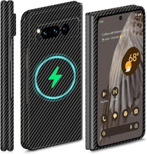 Load image into Gallery viewer, Slim &amp; Lightweight Aramid Fiber Case for Google Pixel Fold - MagSafe Compatible