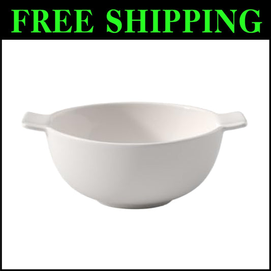 Dishwasher Safe 7-Inch Soup Tureen - Classic White Porcelain for Everyday Use
