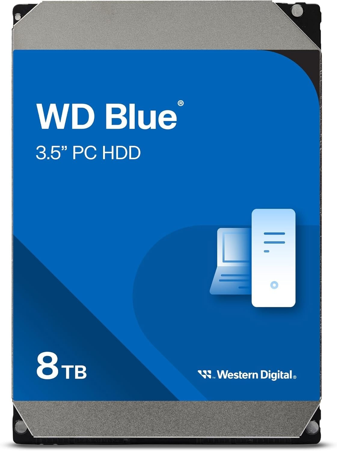 8TB WD Blue Internal Hard Drive - 5640 RPM, SATA 6 Gb/s for Reliable Storage