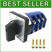 Load image into Gallery viewer, Versatile Rotary Changeover Switch 125A 660V - Ideal for Electric Motors