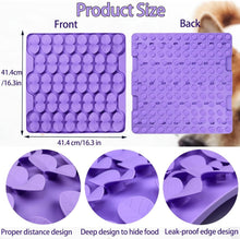 Load image into Gallery viewer, Interactive Snuffle Mat for Large Dogs - Silicone Slow Feeder, 16.3”X16.3”
