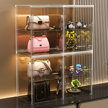 Load image into Gallery viewer, Versatile XL Stackable Plastic Storage Bins - Perfect for Helmets, Shoes &amp; More