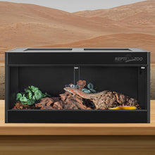Load image into Gallery viewer, Durable PVC Reptile Lounge with Glass Door - 50 Gallon Tank for Snakes &amp; Geckos