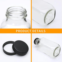 Load image into Gallery viewer, Vintage 8 oz Glass Bottles with Airtight Lids, Set of 30 - Perfect for Smoothies