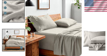 Load image into Gallery viewer, Luxury King Sheet Set - 1800 Ultra-Soft Microfiber, Deep Pockets, Fog Color