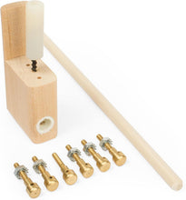 Load image into Gallery viewer, Brass Pin Mount Acoustic Guitar Bridge Doctor - Flatten Soundboards Effectively