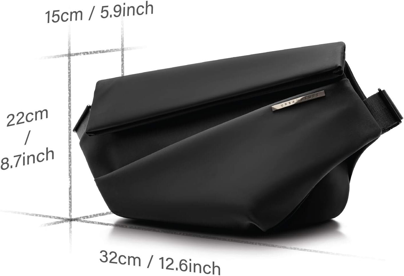 Expandable Waterproof Sling Bag for Men - Stylish and Versatile Adventure Pack