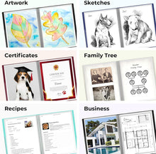 Load image into Gallery viewer, Customizable 60-Pocket Presentation Binder - Premium 8.5 x 11 Document Organizer
