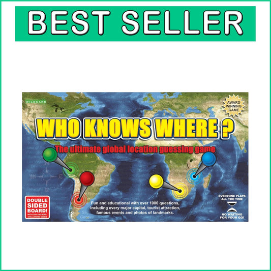 Who Knows Where? - A Fun & Competitive Geography Learning Game for Families