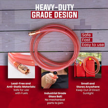 Load image into Gallery viewer, Versatile Self-Priming Siphon 1” x 10' - Ideal for Fuel, Water, and Oil Transfer