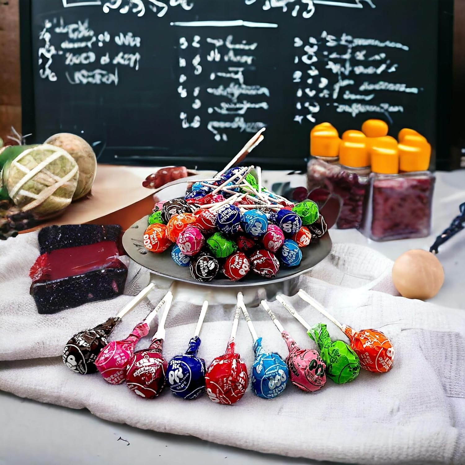 Individually Wrapped Tootsie Roll Lollipops - 9 Flavors, Peanut & Gluten Free