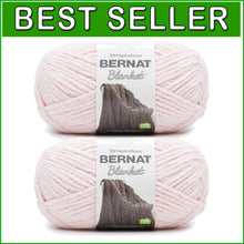 Load image into Gallery viewer, Versatile 2 Pack Super Bulky Chenille Yarn in Blush Pink - 220 Yards Each