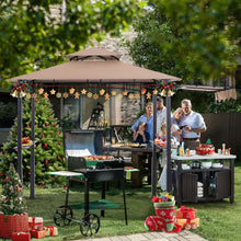 Load image into Gallery viewer, Spacious 11'x5' Grill Gazebo with LED Lights – Water Resistant and Stylish