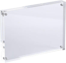 Load image into Gallery viewer, 5x7 Acrylic Photo Frame Set - Elegant Magnetic Double-Sided Display (5 Pack)