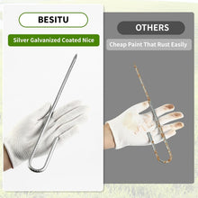 Load image into Gallery viewer, Durable 12-Inch galvanized Practical Stakes - 50 Pack for Landscape and Events