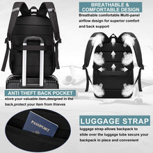 Load image into Gallery viewer, TSA Friendly 17.3'' Laptop Travel Backpack with USB Port - Anti Theft Design