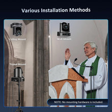 Load image into Gallery viewer, FHD 1080p Remote Controlled PTZ Camera - Perfect for Live Streaming Meetings