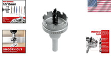 Load image into Gallery viewer, Heavy Duty Tungsten Carbide Hole Cutter 2-1/8" for Stainless Steel &amp; Metal