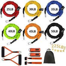 Load image into Gallery viewer, Heavy-Duty Workout Bands - Stackable Resistance Up to 225LB - Travel-Friendly