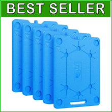 Load image into Gallery viewer, Space Saving Ice Packs for Coolers - 5 Pack, Long-Lasting Cold Protection