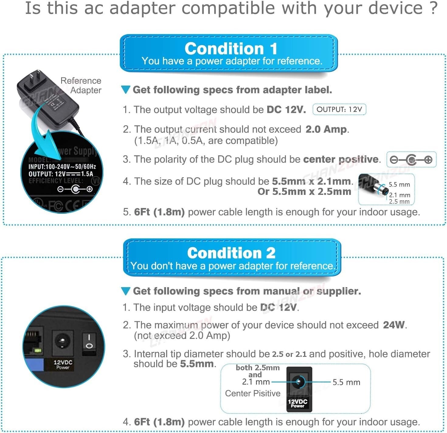 All-in-One 12V 2A AC DC Power Adapter with Screw Terminals for Easy Connectivity