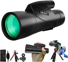 Load image into Gallery viewer, Waterproof Lightweight Monocular Telescope, 15x55 with BAK-4 Prism and FMC Lens