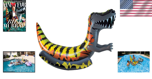 Epic T-Rex Inflatable Pool Toy - 2-Person Float for Thrilling Water Adventures