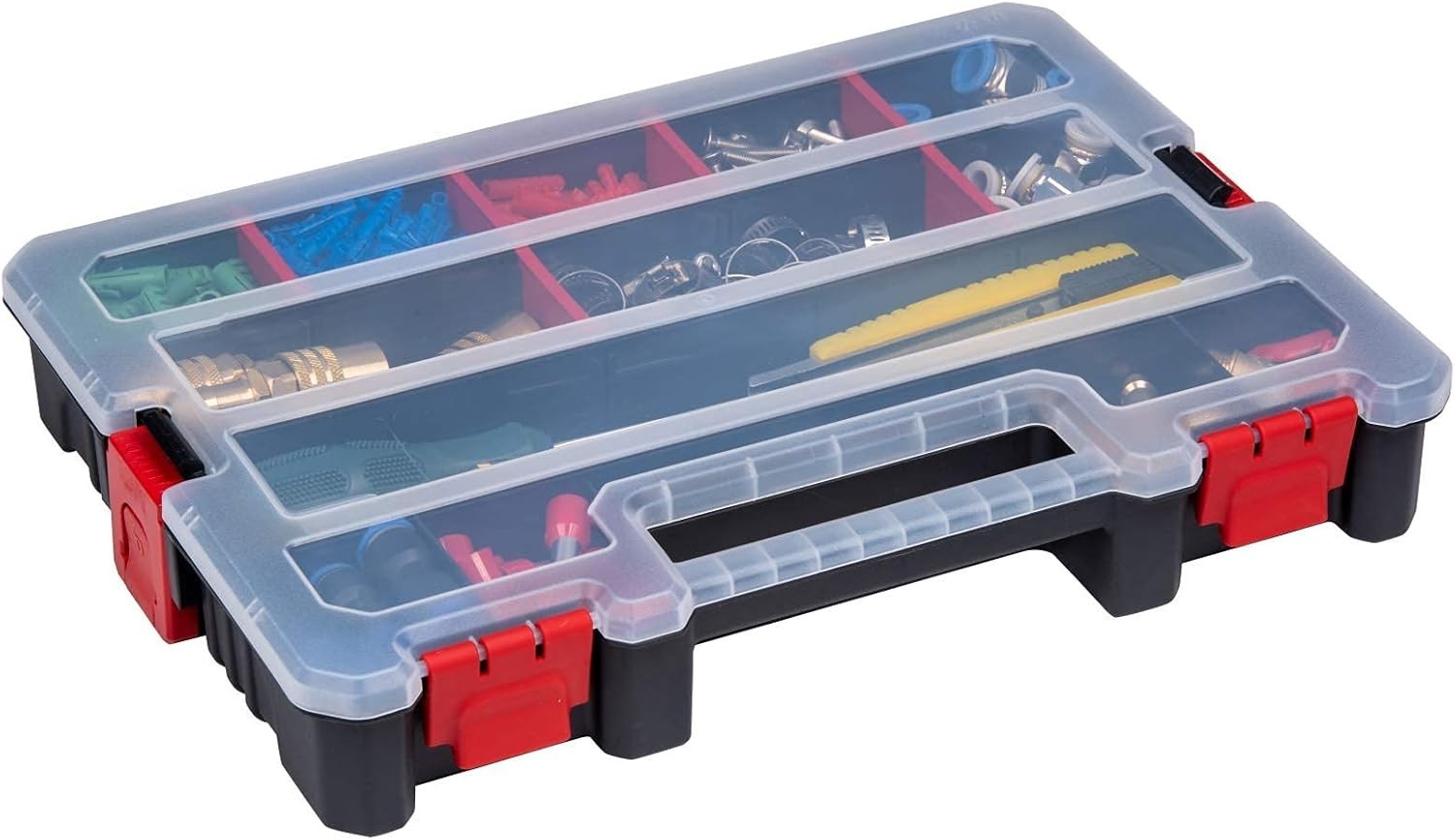 Durable 2-Pack Organizer Box for Small Tools - Water Repellent Storage Solution