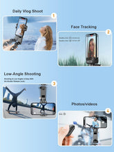 Load image into Gallery viewer, Innovative Smartphone Gimbal with 360° Rotation &amp; Adjustable Lights for Creators