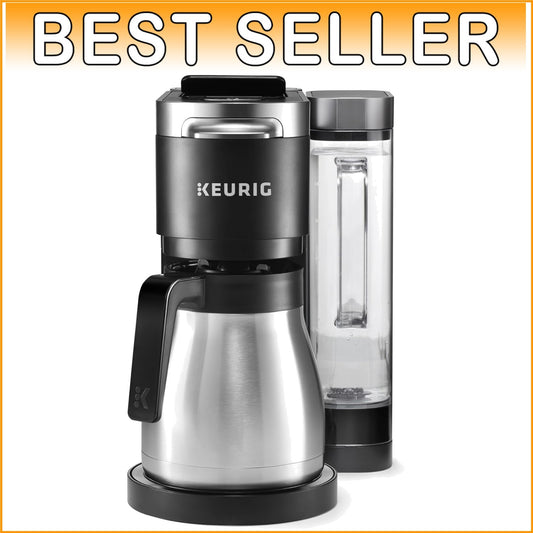 Fully Automatic Coffee Maker with 12-Cup Thermal Carafe & Pause & Pour Feature
