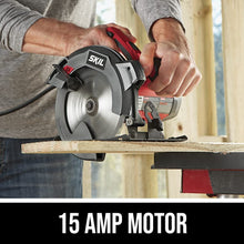 Load image into Gallery viewer, Professional 15 Amp Circular Saw with Laser &amp; Dust Blower - 51 Degree Bevel