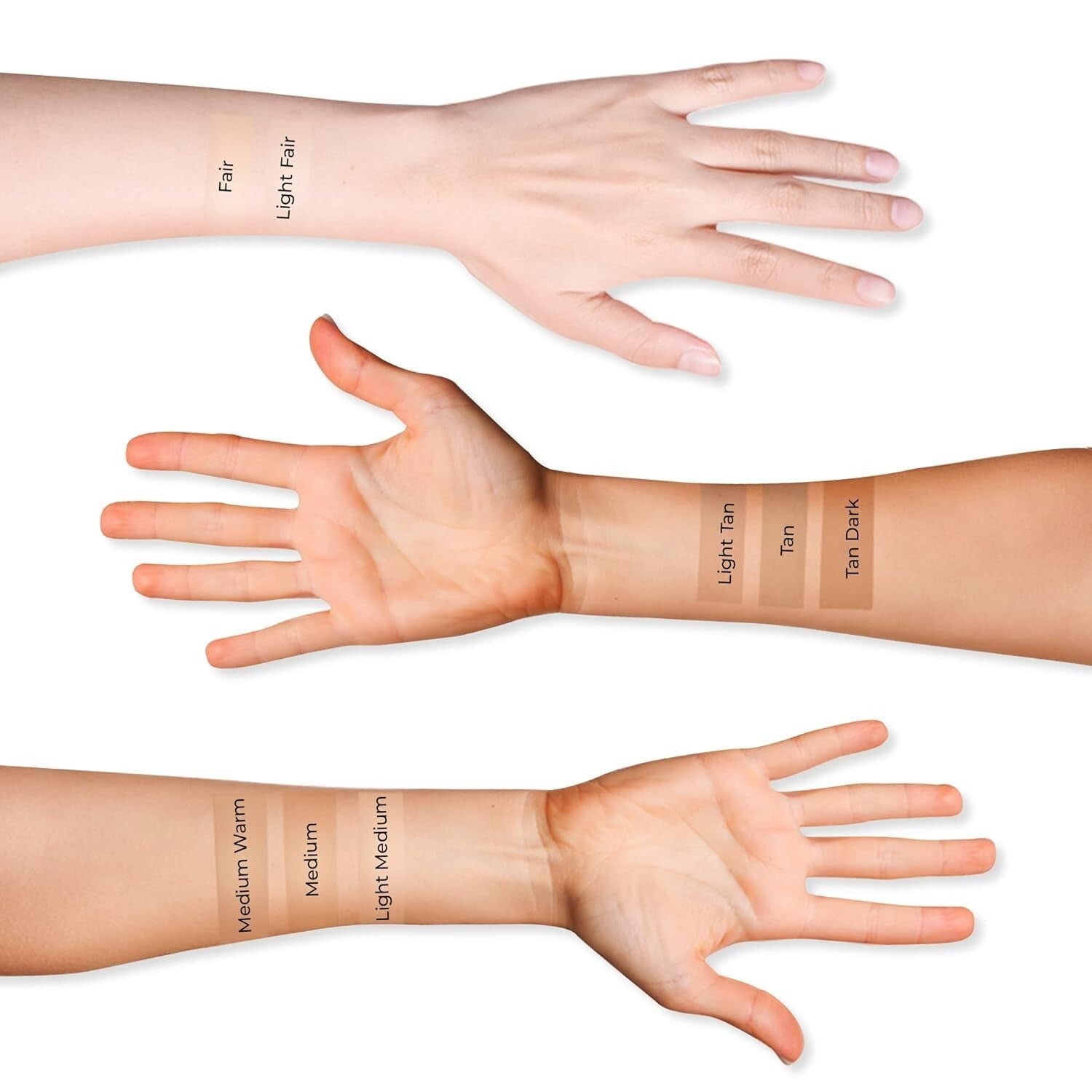 Airbrush Spray Silk Foundation Kit - Medium, Hydrating Primer & Brush Included