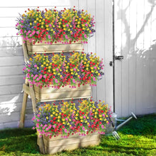 Load image into Gallery viewer, 48 Bundles UV Resistant Artificial Flowers for Vibrant Indoor/Outdoor Decor