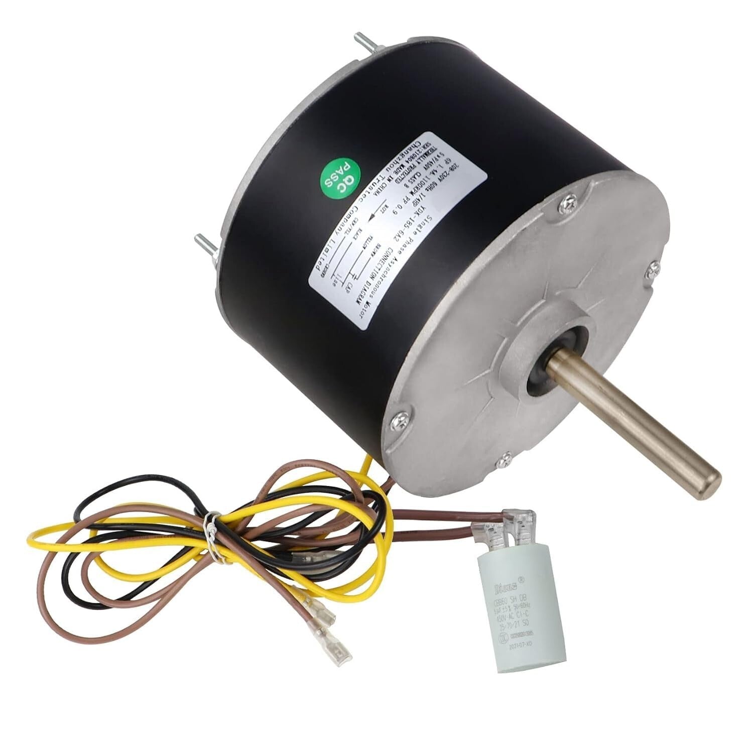 Energy-Efficient 1/4 HP Condenser Fan Motor 208/230V – Ideal OEM Replacement