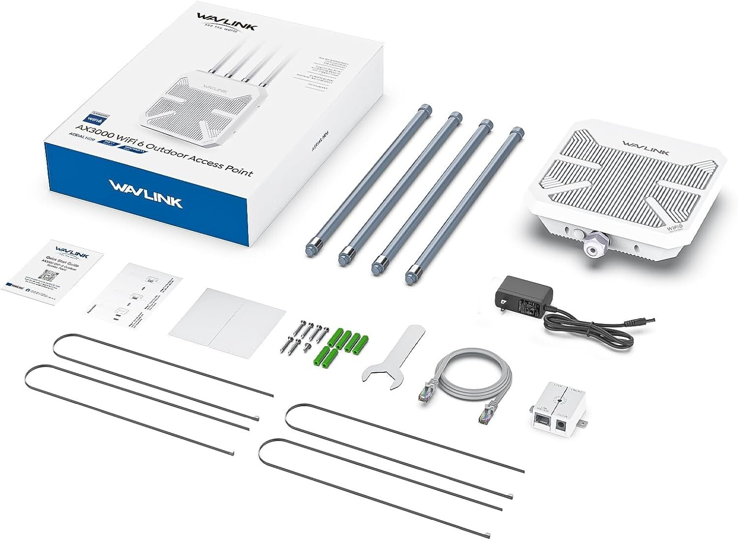 Durable AX3000 Outdoor WiFi 6 Extender - Seamless Roaming & Mesh Compatibility