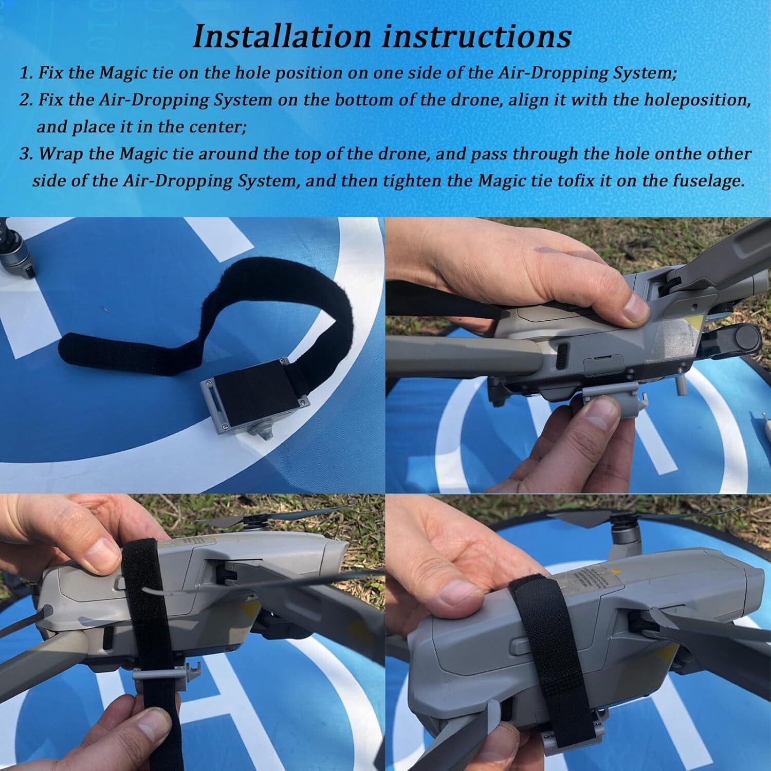 Drone Airdrop System for DJI - Expand Your Drone's Potential with Remote Control