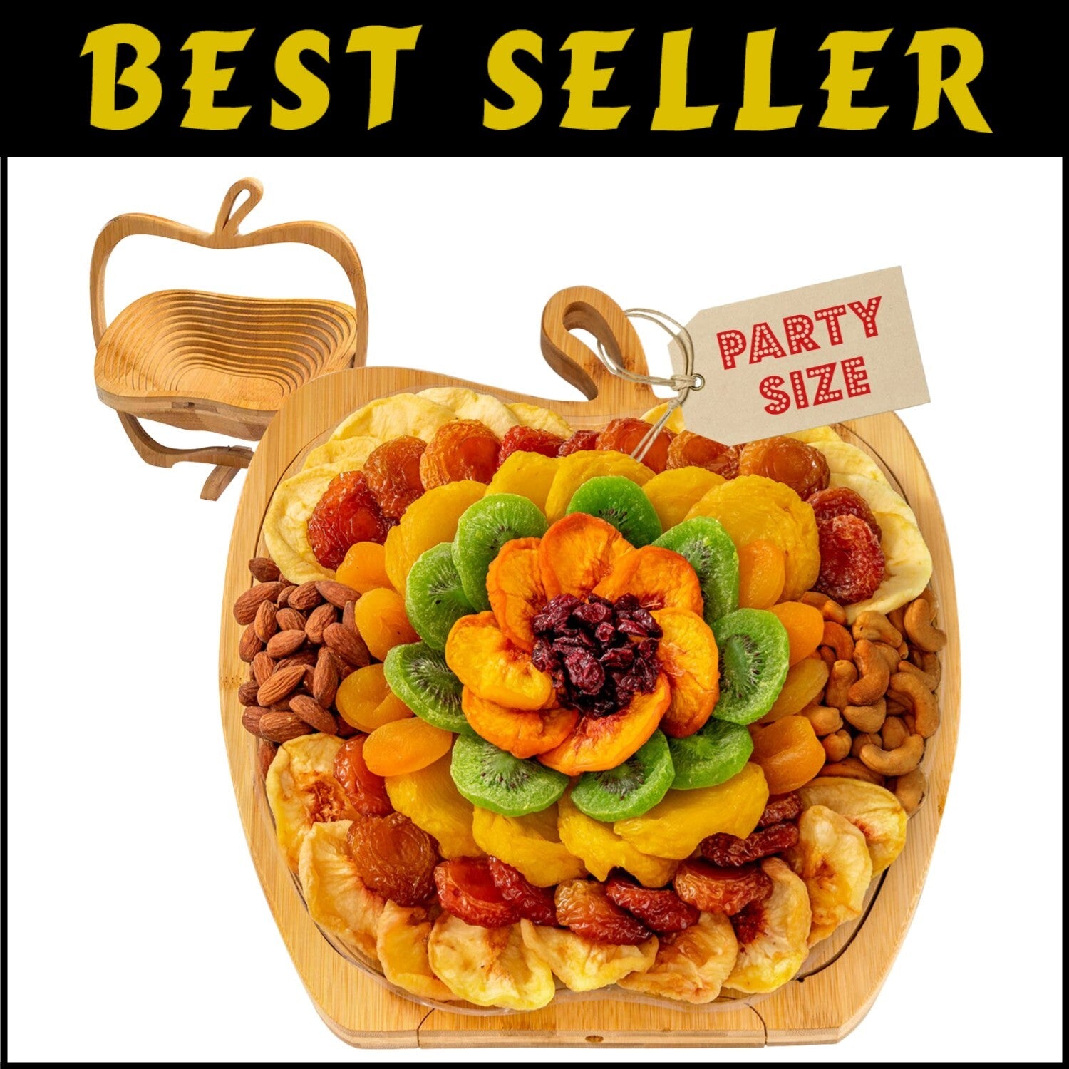 Certified Kosher Dried Fruit & Nut Gift Basket - Great for Every Occasion