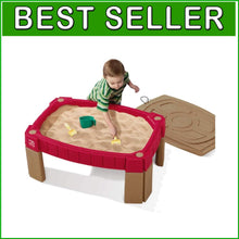 Load image into Gallery viewer, Naturally Playful Kids Sand Table - Sensory Playset with 5-Piece Accessory Kit