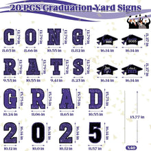 Load image into Gallery viewer, Inspirational Graduation Yard Signs - 20 PCS, Perfect for Class of 2025 Parties