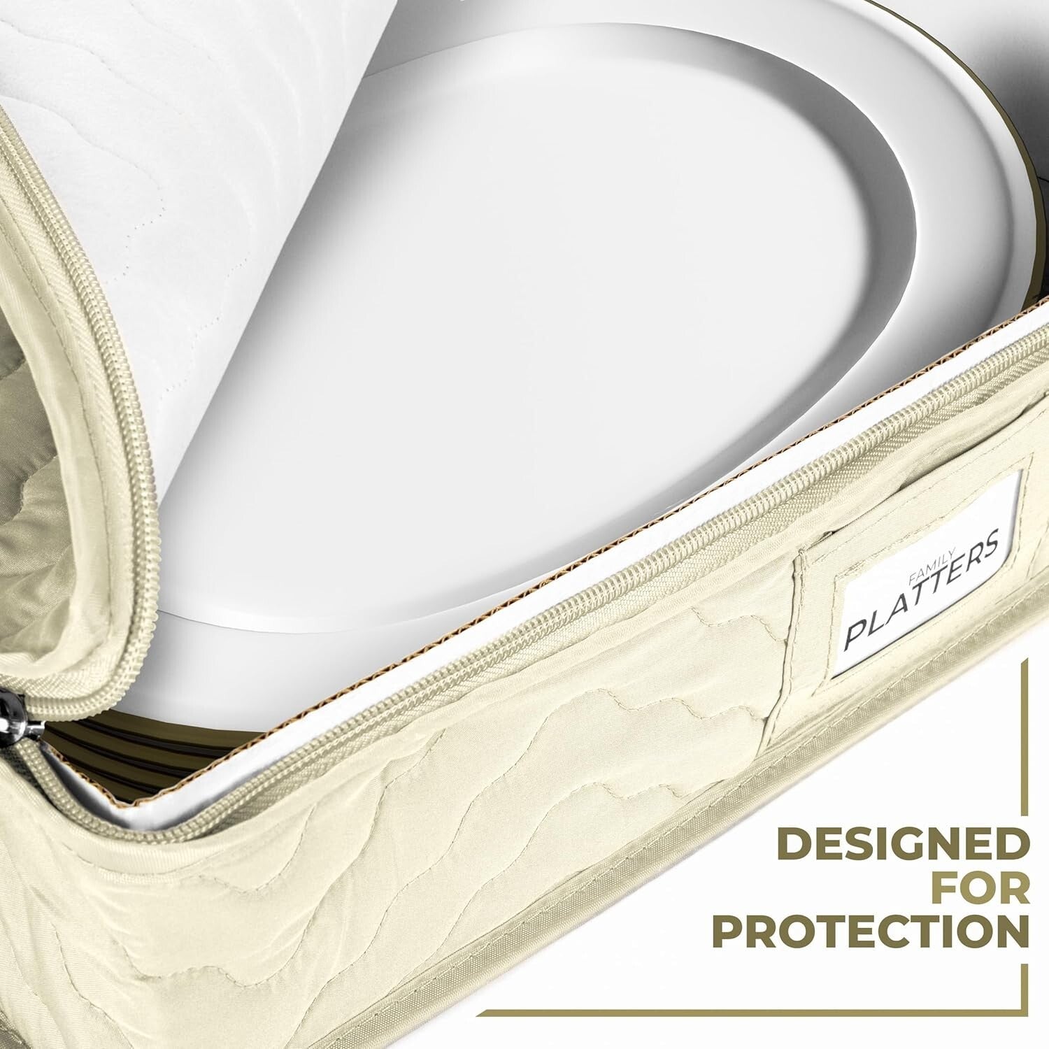 Elegant China & Dish Storage Containers with Protectors for Moving & Organizing