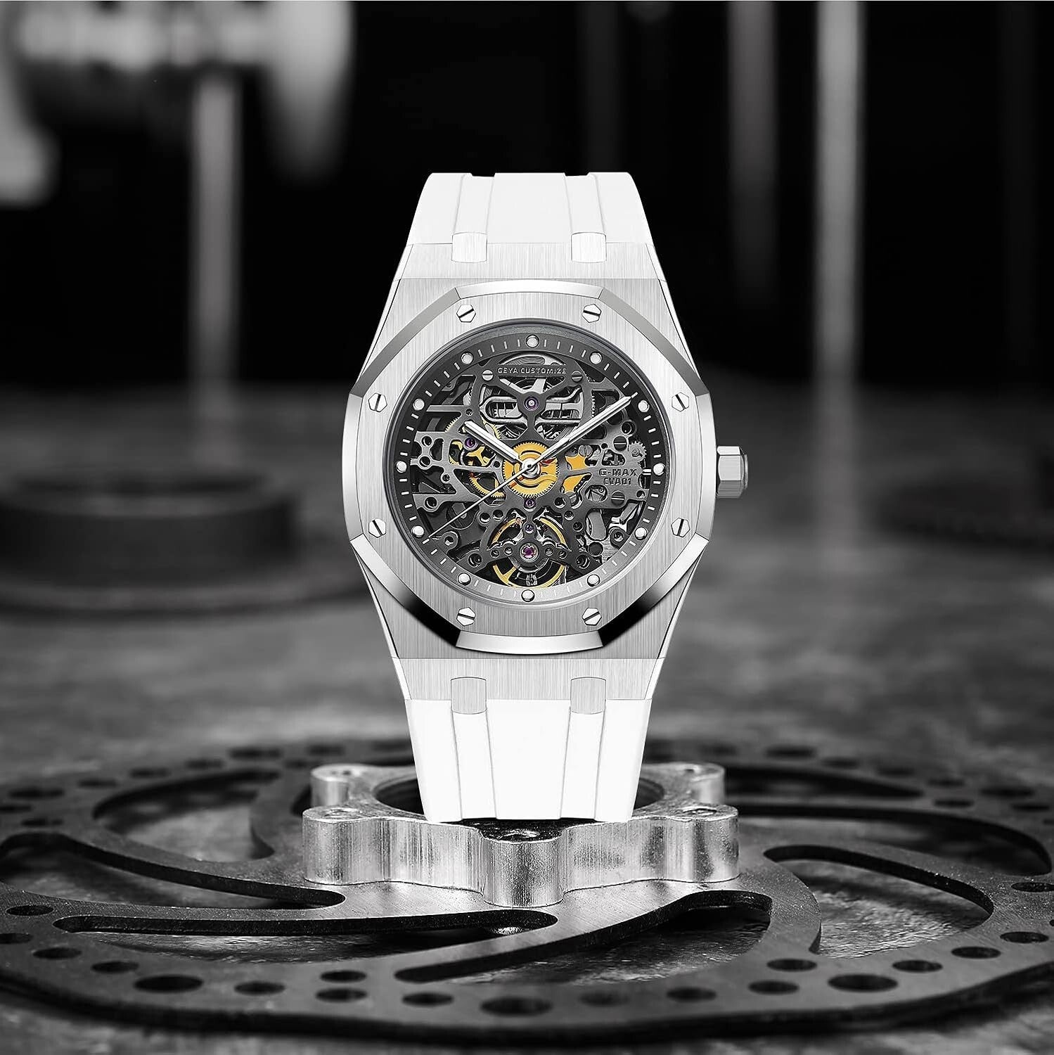 Innovative Skeleton Diver Watch with Premium Silicone & 50M Water Resistance