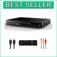 Load image into Gallery viewer, Lightweight Blu-Ray Player with USB Input &amp; Dolby Surround Sound - Black
