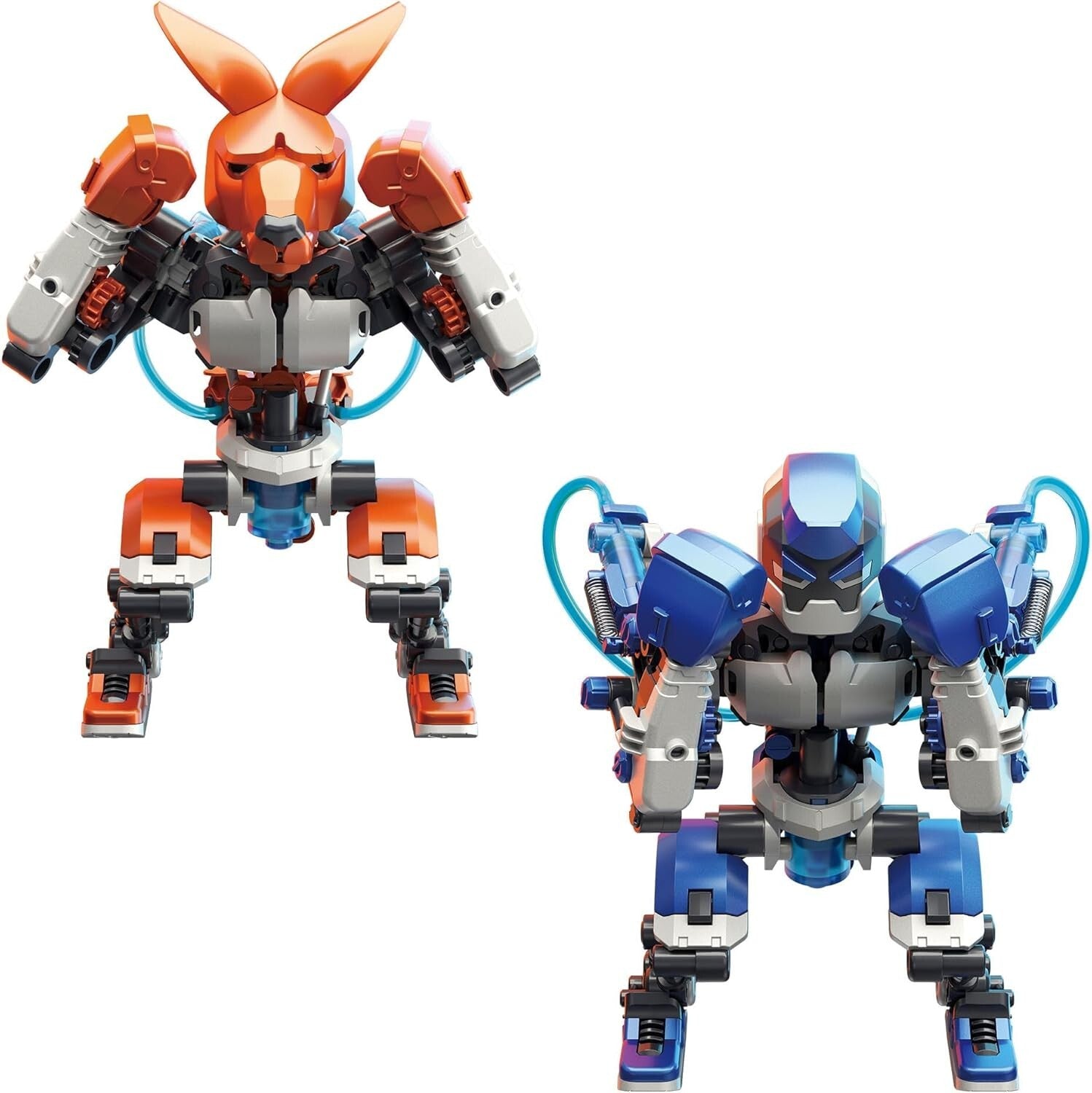 Dual Hydraulic Boxing Robots Build Kit - Score Points in This Fun STEM Challenge