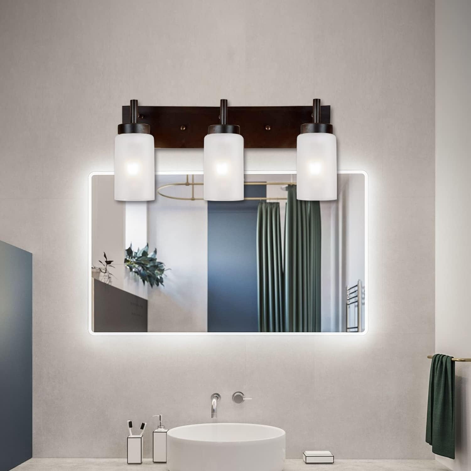 4-Pack White Frosted Glass Shades, Ideal for Pendant & Wall Lighting Fixtures