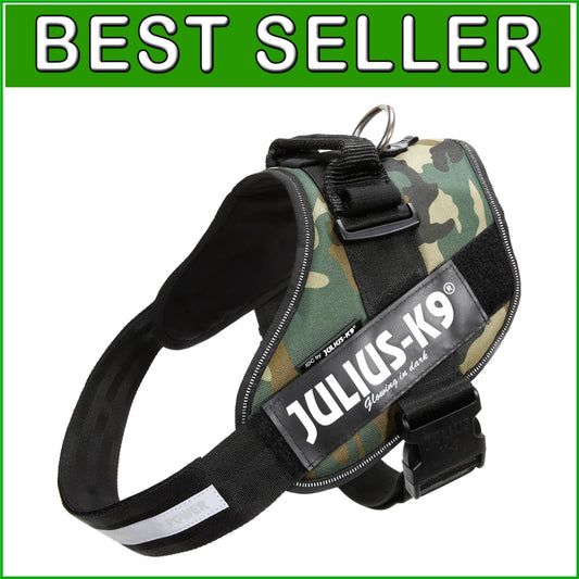 IDC Powerharness Camouflage Design - Size 2 Dog Harness for Adventure & Safety