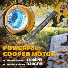 Load image into Gallery viewer, Battery-Powered 3-in-1 Leaf Blower, Vacuum &amp; Mulcher: Efficient Lawn Care Tool
