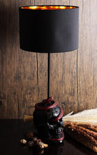 Load image into Gallery viewer, Dark Elegance: 24" Snake Skull Table Lamp with Color Changing Feature